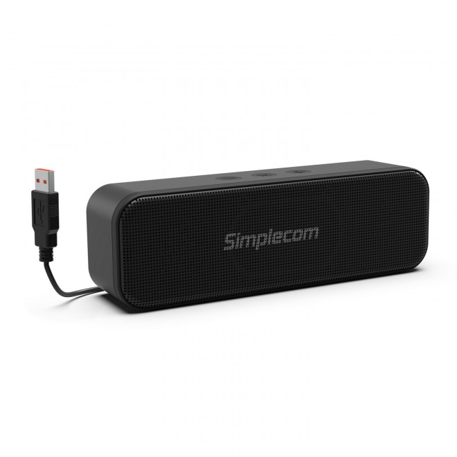 Simplecom UM228 Portable USB Stereo Soundbar Speaker Plug and Play