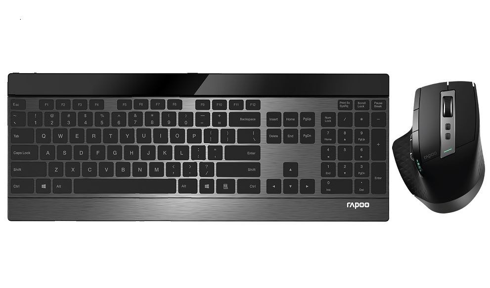 Rapoo 9900M Multi-mode Wireless Ultra-slim Keyboard & Mouse