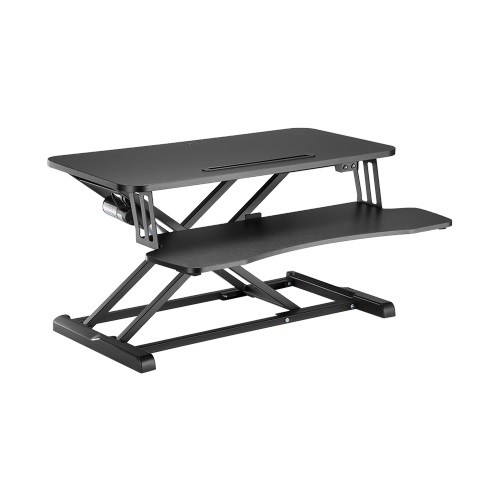 Brateck COST-EFFECTIVE ELECTRIC X-LIFT DESK CONVERTER 615x800x156~480mm