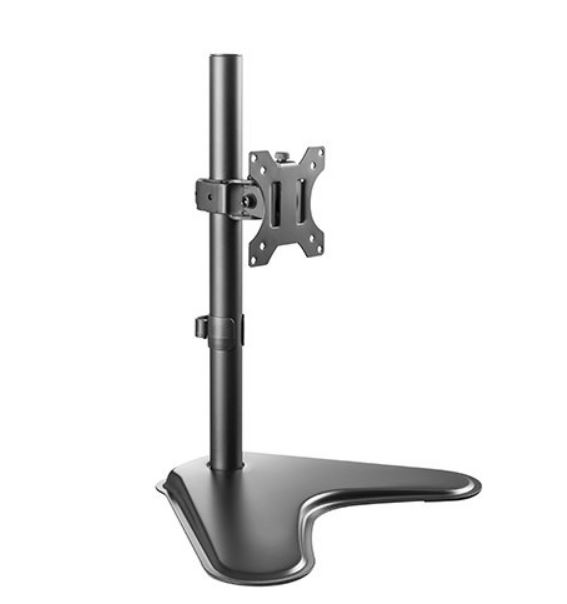 Brateck Single Free Standing Screen Economical double Joint Articulating
