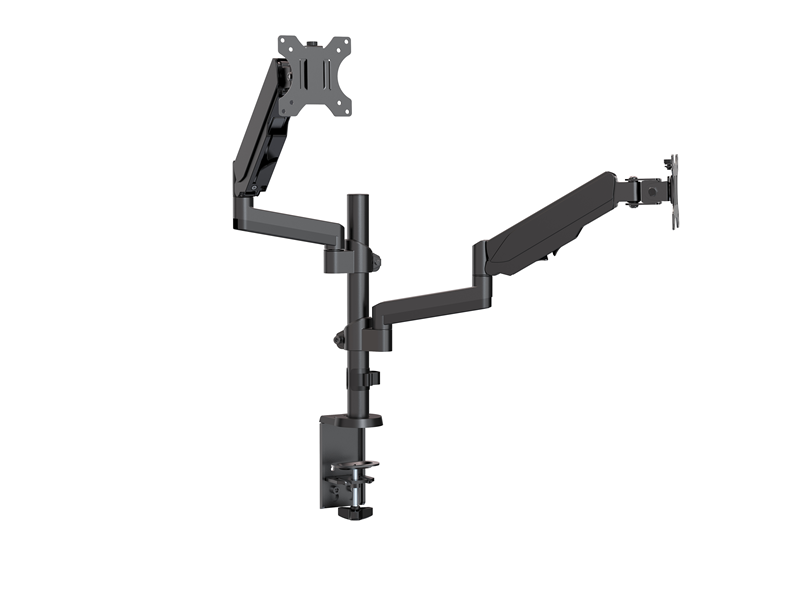 Brateck Dual Monitor Full Extension Gas Spring Dual Monitor Arm (independent