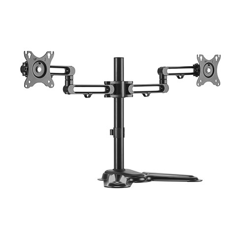 Brateck Dual Free Standing Monitor Premium Articulating Aluminum Monitor Stand