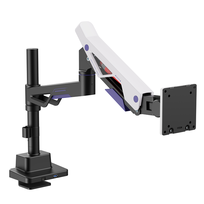 Brateck LDT95-C012UCP Atlas Neo Gaming Pole-Mounted Monitor Arm