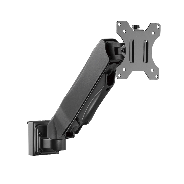 Brateck Slatwall Gas Spring Monitor Arm, Effortless Monitor Height Adjustment