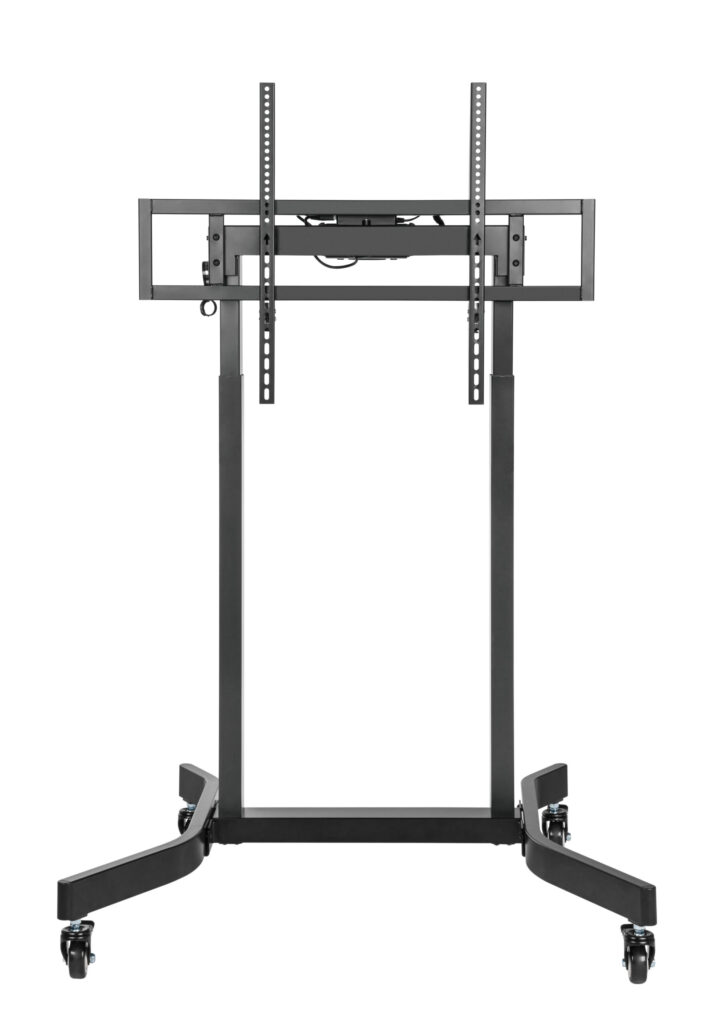 Brateck Standard Motorized TV Cart Fit 55'-100' Up to 120kg- Matte Black