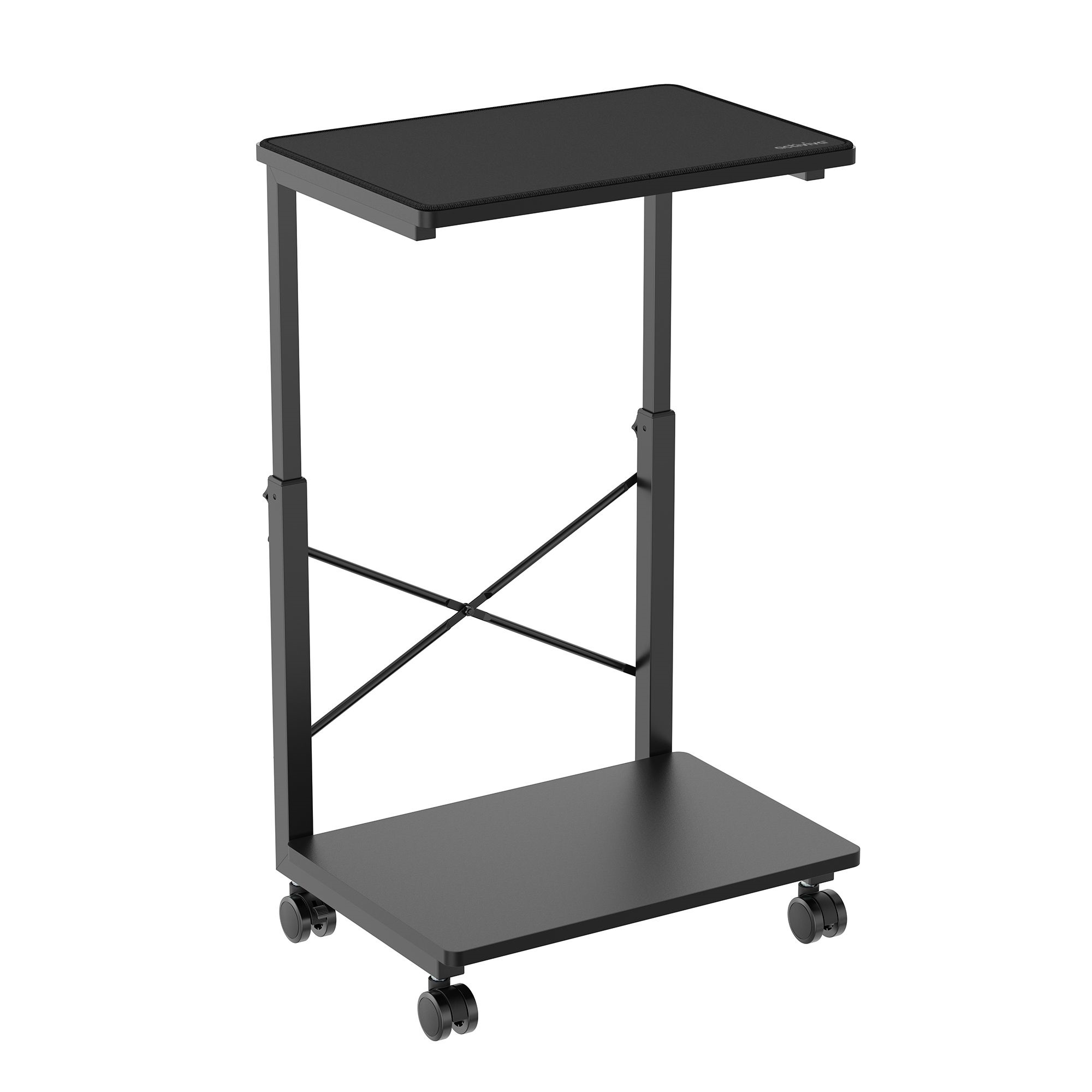 mbeat® activiva Height Adjustable PC & Printer Storage Stand Black Adjustable