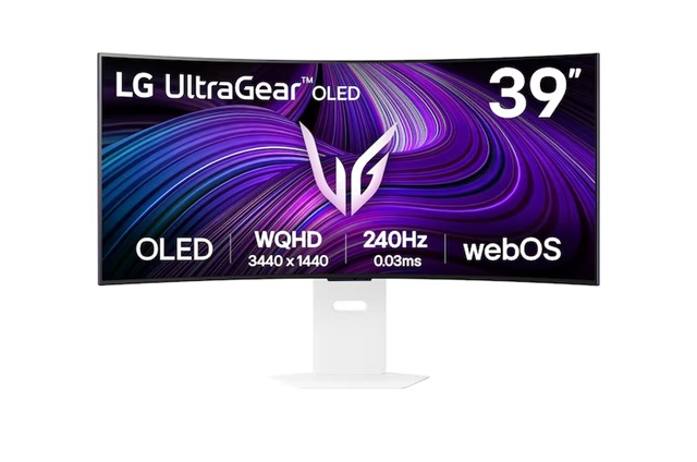LG 39" UltraGear OLED 240Hz WQHD Curved Smart Gaming Monitor