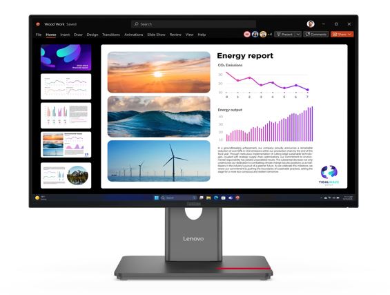 Lenovo ThinkVision P24Q-40 23.8"/24" QHD USB-C Docking Monitor 2K