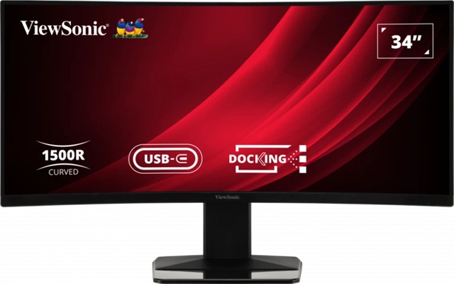 ViewSonic 34" Curved Docking Monitor