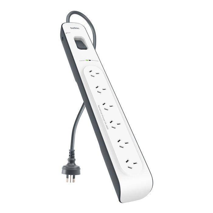 Belkin SurgeMaster 6-Outlet Surge Protection Strip with 2M Power Cord