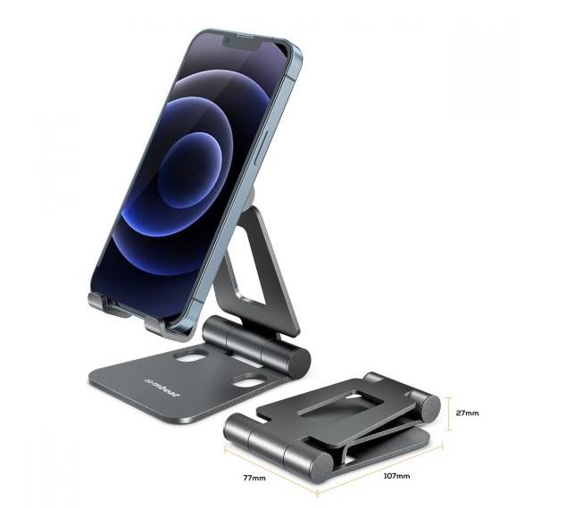 mbeat® MB-STD-S2PGRY Stage S2 Hands-Free Mobile Stand GREY Compact