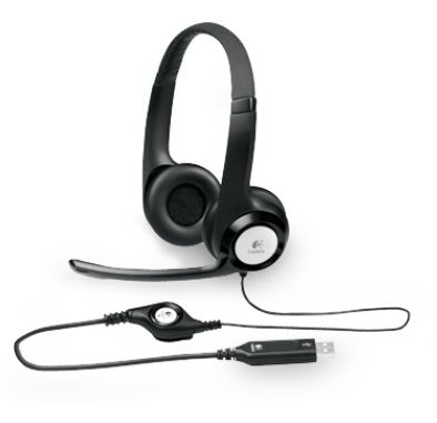 Logitech H390 USB Headset Adjustable,USB,2 Years Noise Cancelling Microphone