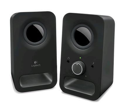 Logitech Z150 2.0 Stereo Speakers 6W Compact Size Easily Access to Power