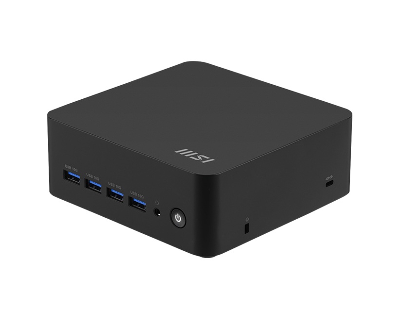 MSI Cubi Z AI 8M with Hawk Point R9, Ryzen 9 8945HS/Up to DDR5/dTPM/2*M.2/2*HDMI/2*USB C 4.0/4*Display/2*LAN/Wifi6E/Card Reader/Power Switch Cable/3Y - Ryzen 9