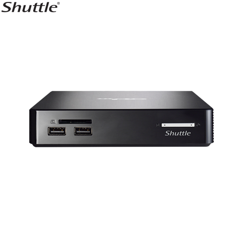 Shuttle NS02AV2 Mini PC 0.5L System-Rockchip RK3368, 2GB RAM, 16GB eMMC, LAN, 4xUSB, WIFI+BT, VESA, HDMI, Android 8.1, Free Digital Signage Software - 2GB
