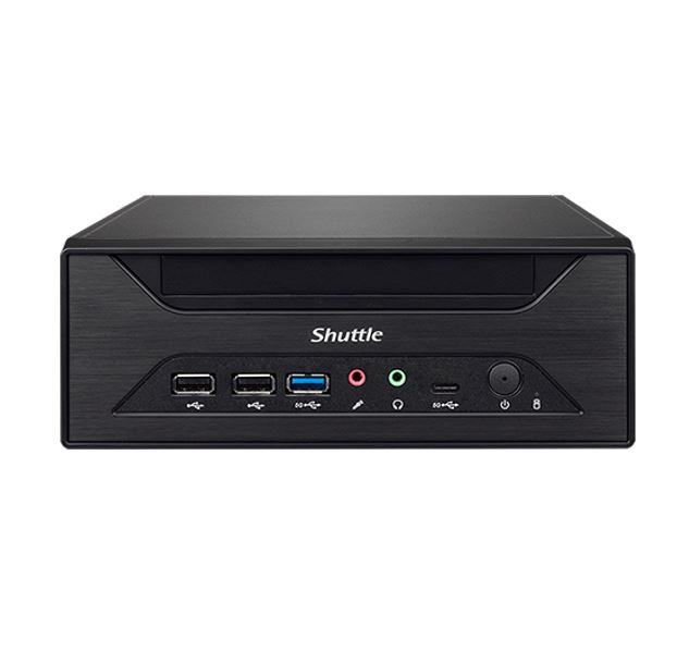 Shuttle XH610 XPC Intel 14th/13th/12th Gen LGA1700 socket, 3L, H610, 2x LAN, 2x COM, HDMI, DP, VGA, 3x 2.5" - Compact desktop
