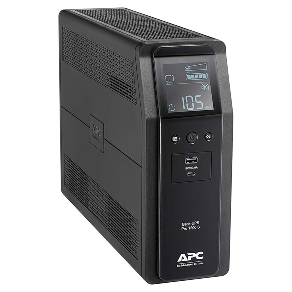 APC Back-UPS Pro 1200VA/720W Line Interactive UPS, Tower, 230V/10A Input