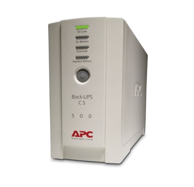 APC Back-UPS 500VA/300W Standby UPS, Tower, 230V/10A Input, 4x IEC C13 Outlets