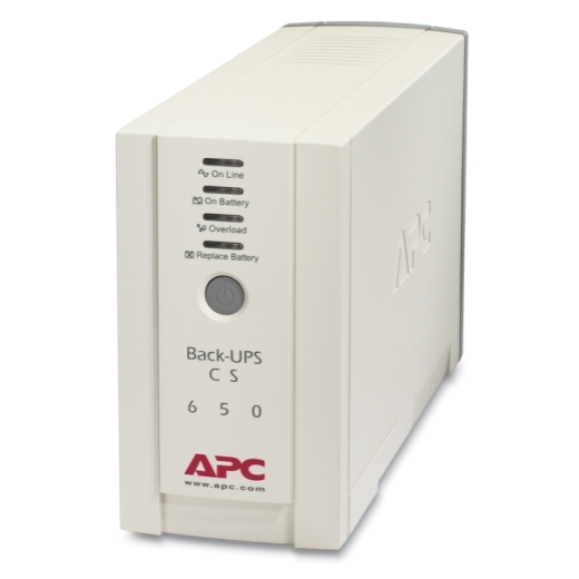 APC Back-UPS 650VA/400W Standby UPS, Tower, 230V/10A Input, 4x IEC C13 Outlets
