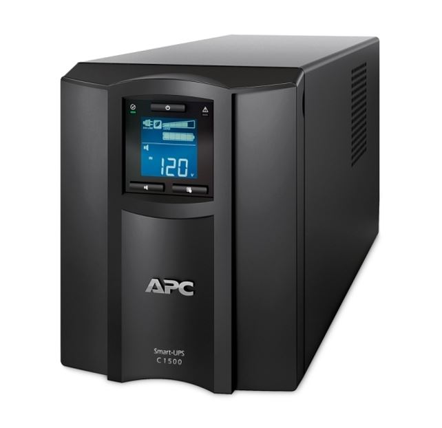 APC Smart-UPS C, Line Interactive, 1500VA, Tower, 230V, 8x IEC C13 outlets