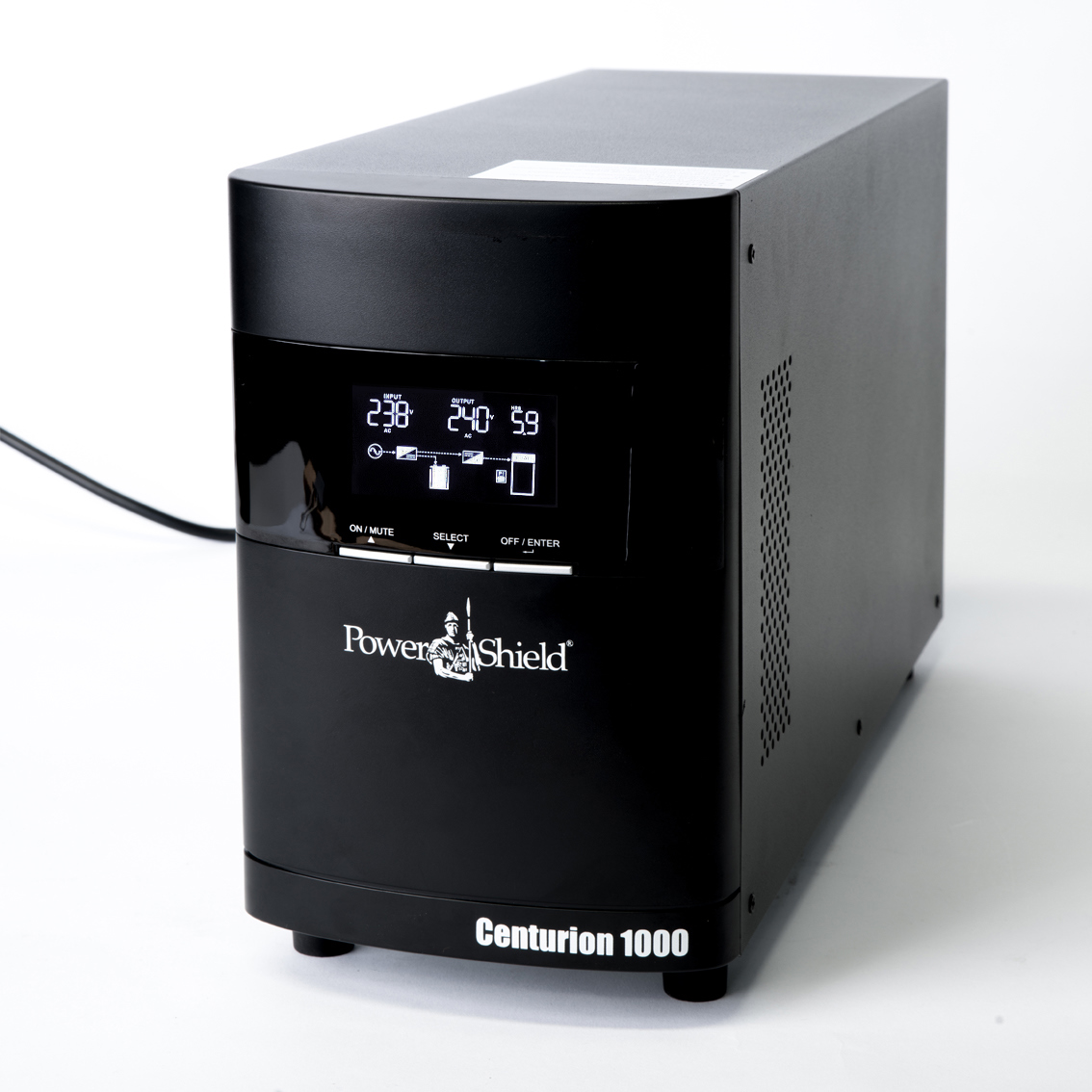 PowerShield Centurion Tower UPS 1000VA/900W, 10A input, 2 AUS sockets, 10A