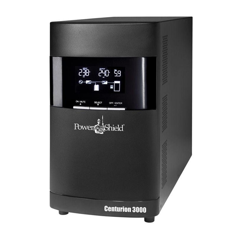 PowerShield Centurion Tower UPS 3000VA/2700W, 15A input, 4 AUS sockets, 15A