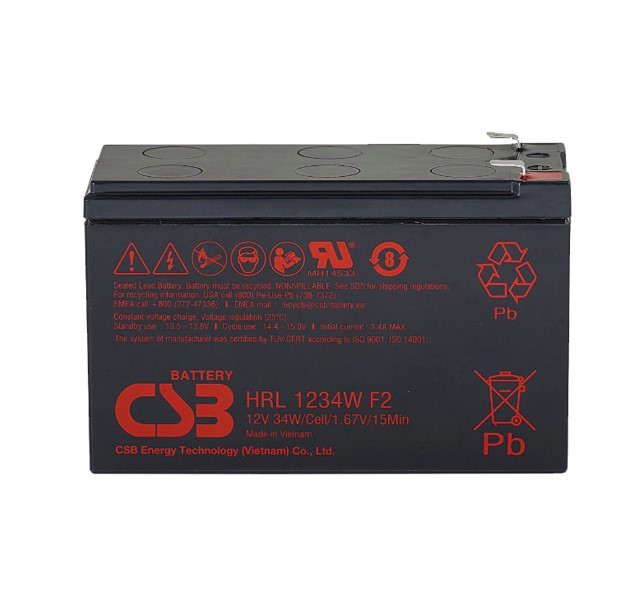 PowerShield 12V 9AH Battery, 10 Year Design Life, compatible