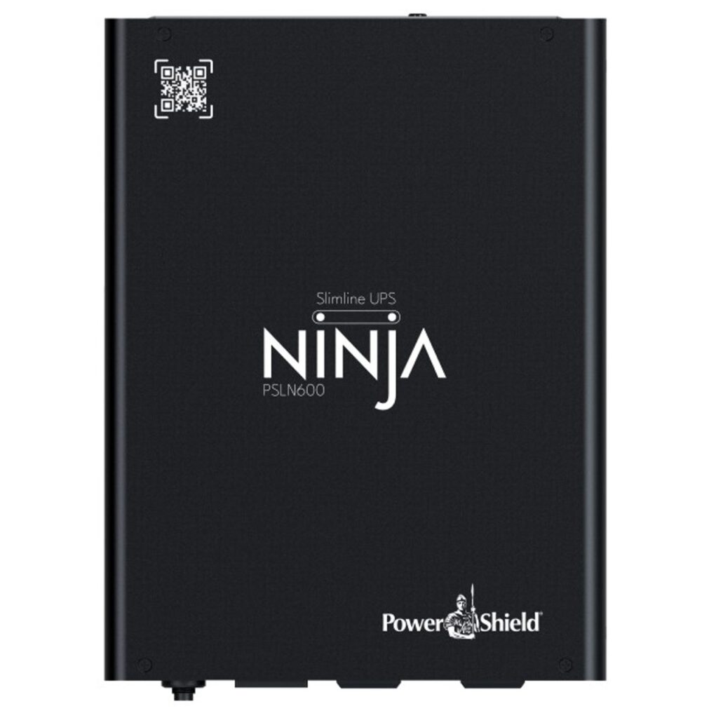 PowerShield Ninja Slimline 600VA UPS, LiFePO4, 2x IEC Outputs