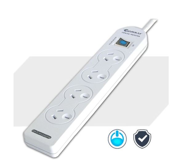 Sansai 4 Way Basic Powerboard (131P)