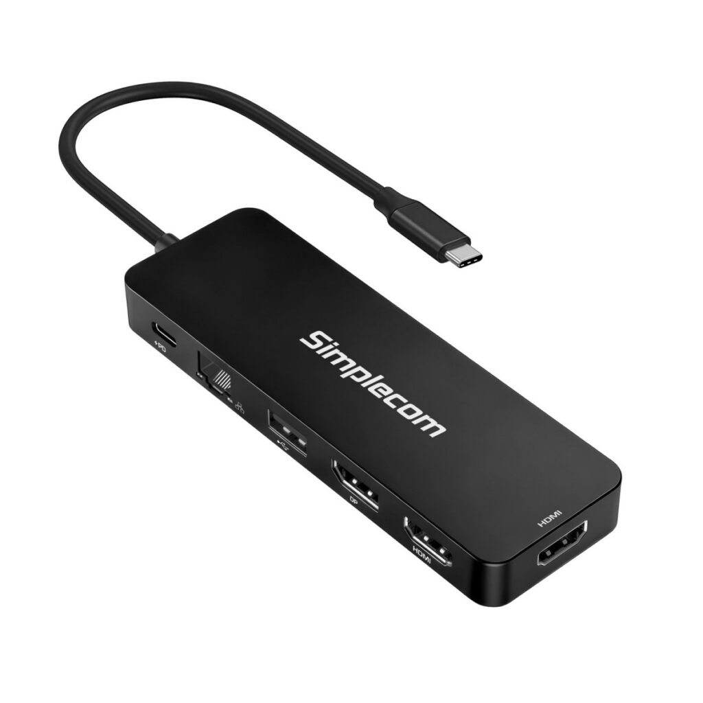 Simplecom CHT811 11-in-1 USB-C 4K Triple Display MST Docking Station