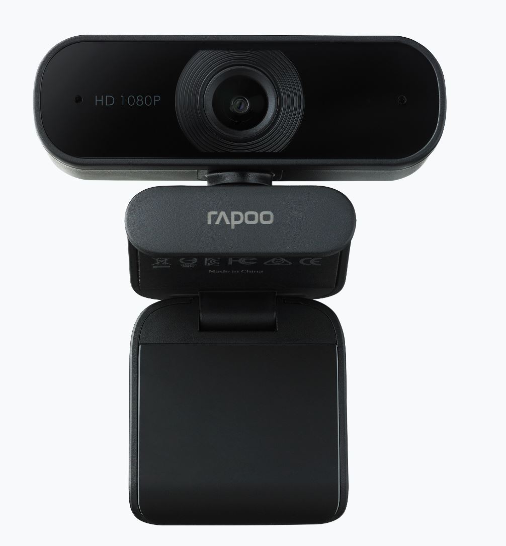 RAPOO C260 Webcam FHD 1080P/HD720P, USB 2.0, 95 degrees Wide Angle, Autofocus
