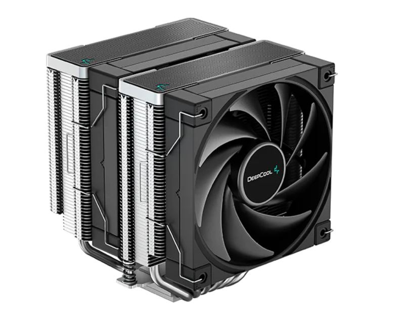 DeepCool AK620 High Performance Dual Tower CPU Cooler, 6 Copper Heat Pipes, 2x120 FDB Fans, 260W Heat Dissipation LGA2066/1200/1511/1700/1851 AM5/AM4