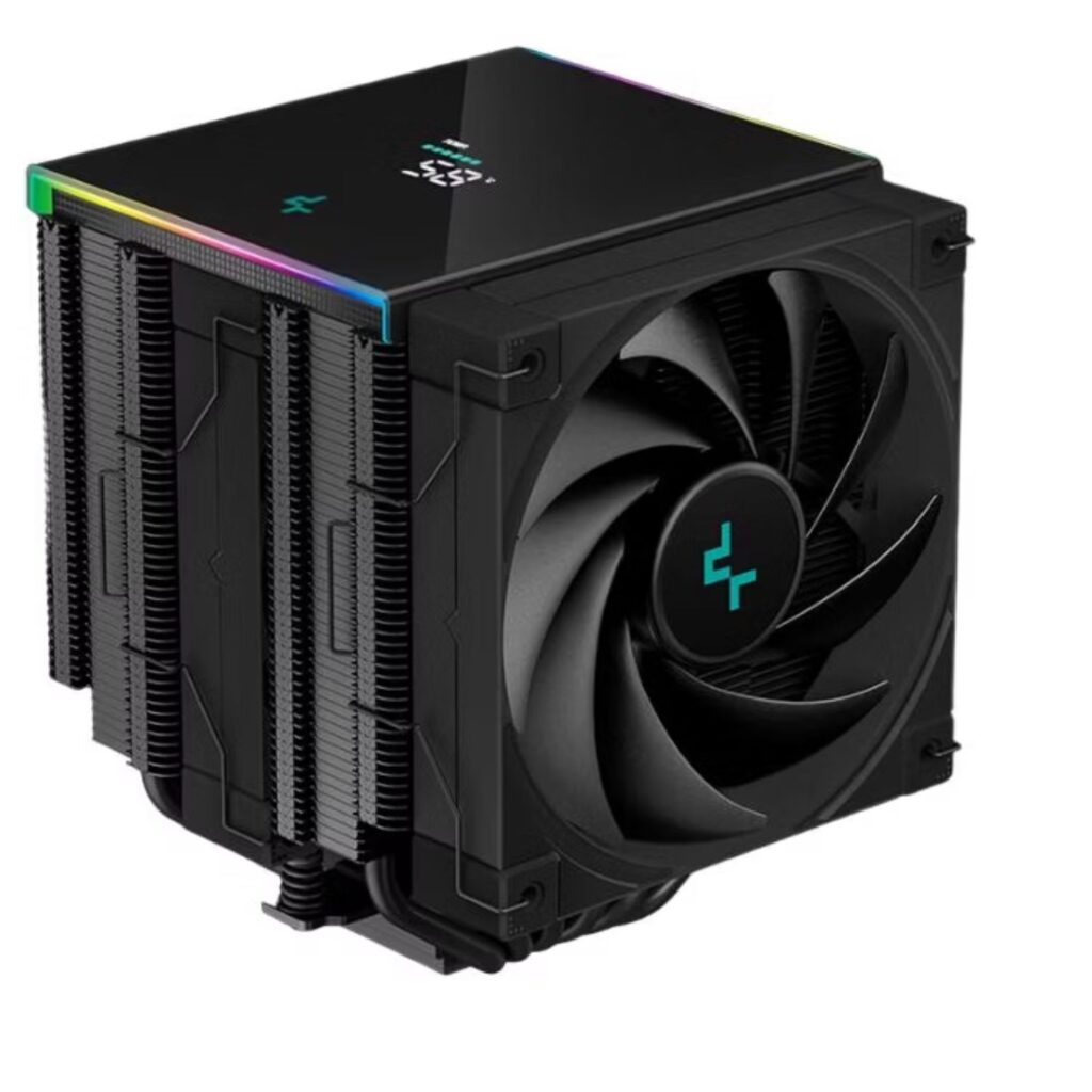 DeepCool AK620 Digital High Performance Dual Tower CPU Cooler, 6 Copper Heat Pipes, 2x 120FDB Fans, LGA2066/2011-v3/2011/1851/1155/ AM4/AM5