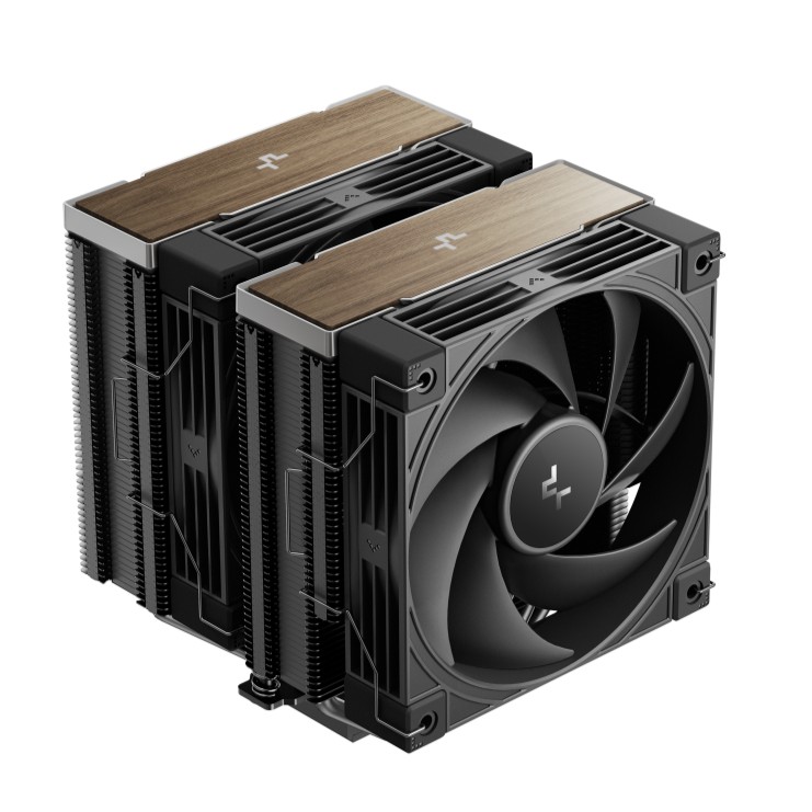 DeepCool AK620 G2 Wood Grain Top Cover CPU Cooler, 4-pin PWM, Hydro Bearing Intel LGA1851/1700/1200/1151/1150/1155/ AM5/AM4