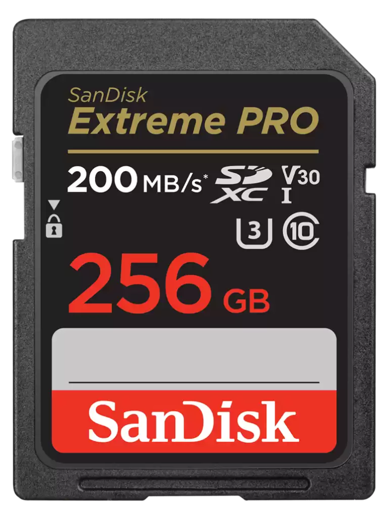 (LS) SanDisk 256GB Extreme PRO Memory Card 200MB/s Full HD & 4K UHD Class 30 Speed Shock Proof Temperature Proof Water Proof X-ray Proof (EOL)