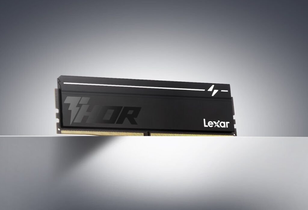 Lexar LD5U32G60C400V-RGS DDR5 UDIMM 32GB 6000 MT/s 1.35V CL40 THOR RGB G2 HEATSINK BLACK GLOBAL INTEL XMP 3.0 & AMD EXPO