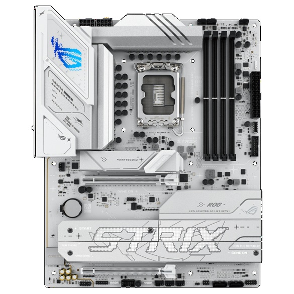 ASUS ROG STRIX B860-A GAMING WIFI  LGA1851 ATX Motherboard 256GB, DDR5, 1 x PCIe 5.0, 4 x M.2 slots, 4 x SATA. WiFi 7, 1 x HDMI, 1 x DP