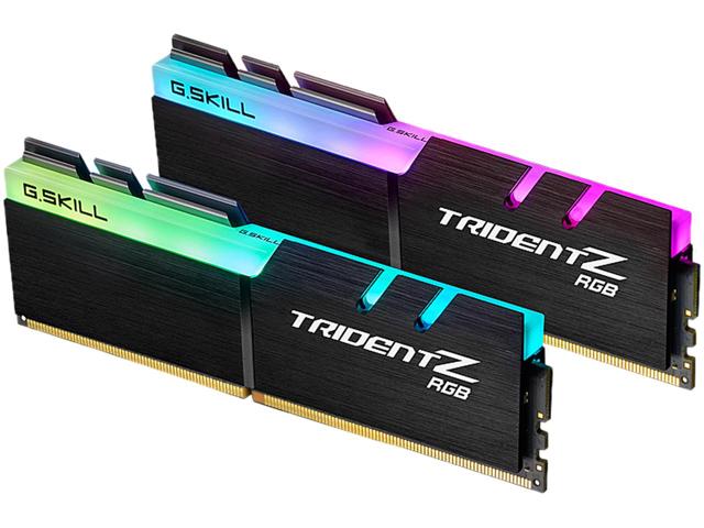(LS) G.SKILL F4-3600C17D-32GTZR 32GB (2 x 16GB)/ PC4-28800 / DDR4 3600 Mhz/ Timings 17-19-19-39/ Voltage 1.35V/ Trident Z RGB